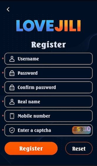 ✨Step 2: Please fill in the information to register an account.