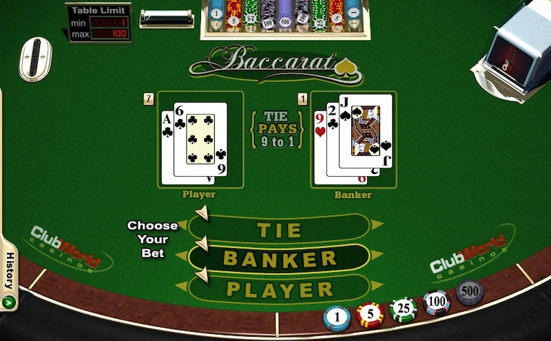 Commonly Used Terms in Baccarat